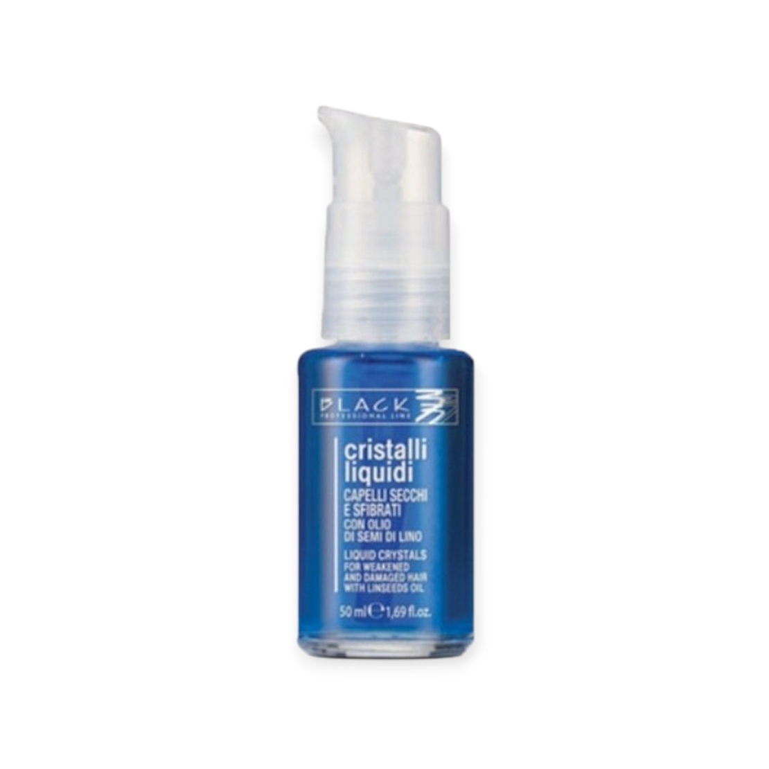 Black Hair Crystals Blue 50 ml