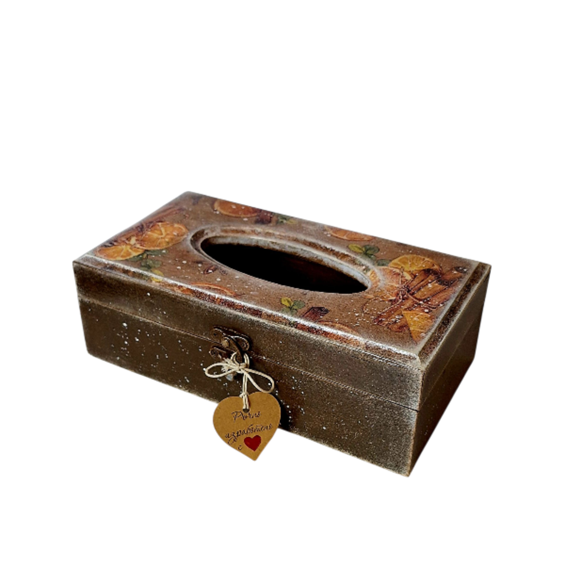 ЗИМНА КУТИЯ ЗА САЛФЕТКИ