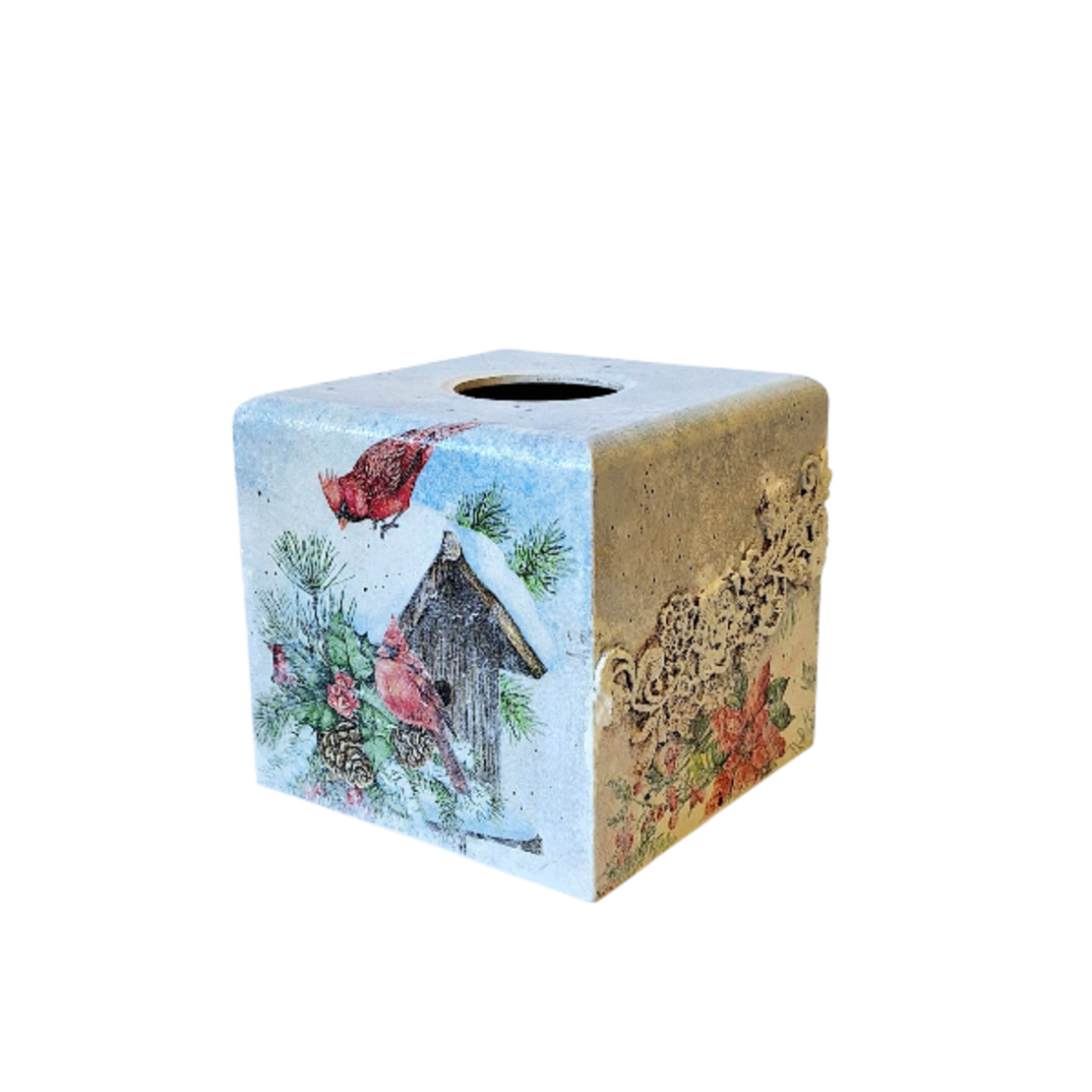 ЗИМНА КУТИЯ ЗА САЛФЕТКИ