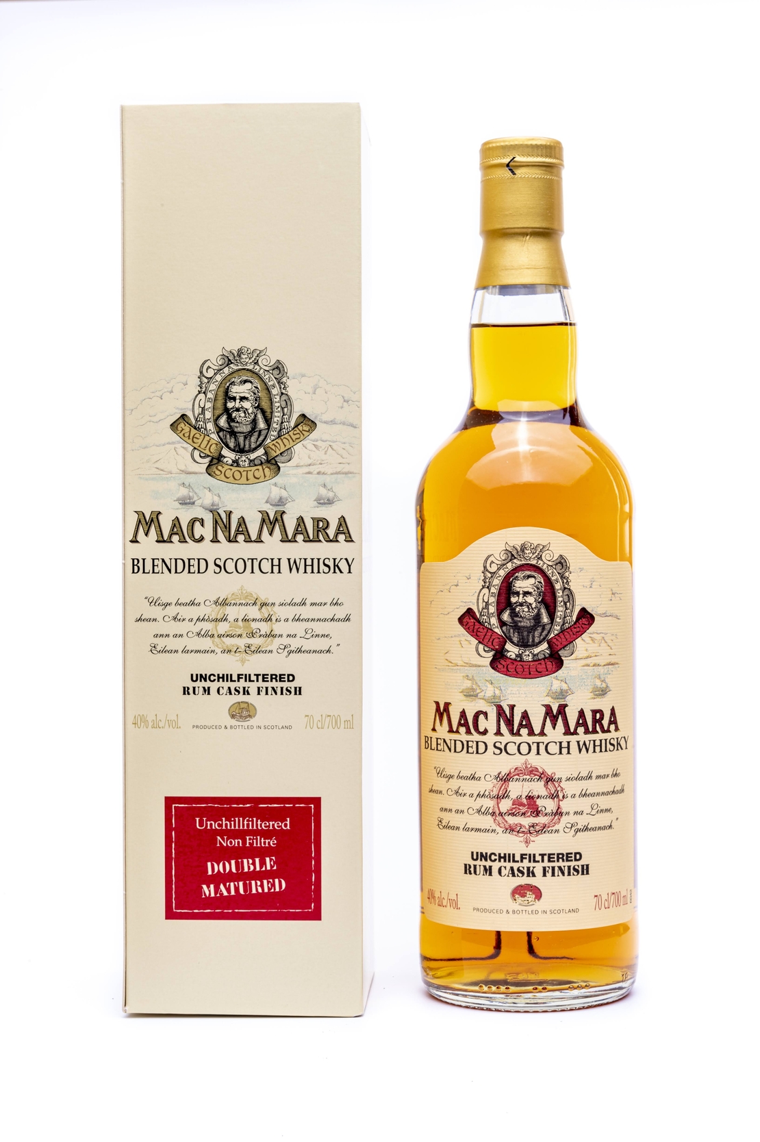 Wiskey Mac NaMara Rum Finish 40% 0.7 L