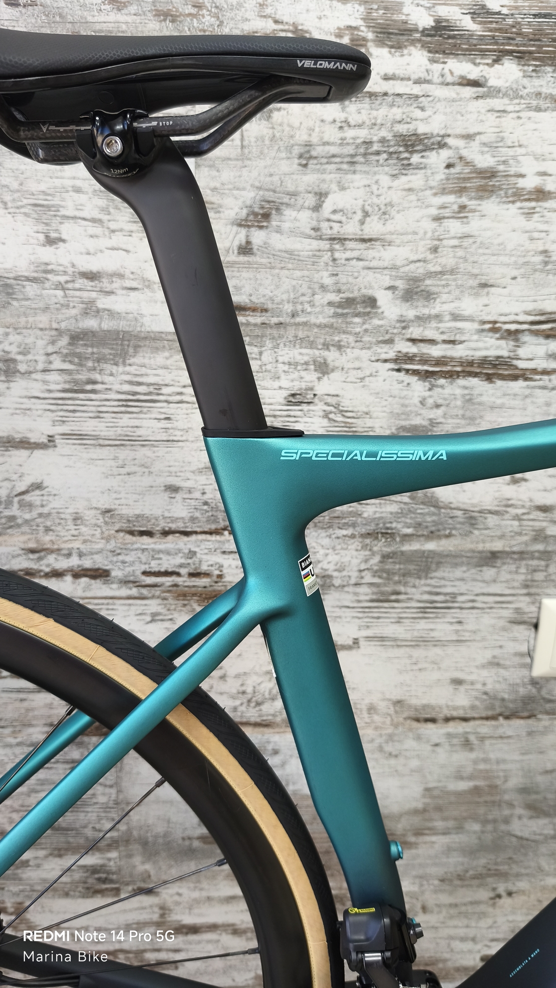 Bianchi Specialissima Pro Disc Ultegra Di2 12S Palladium Carbon | 53
