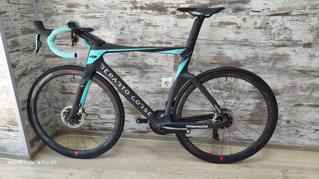 Bianchi Oltre RC Disc SRAM Red AXS Quarq Powermeter Speed 40T Carbon | 57