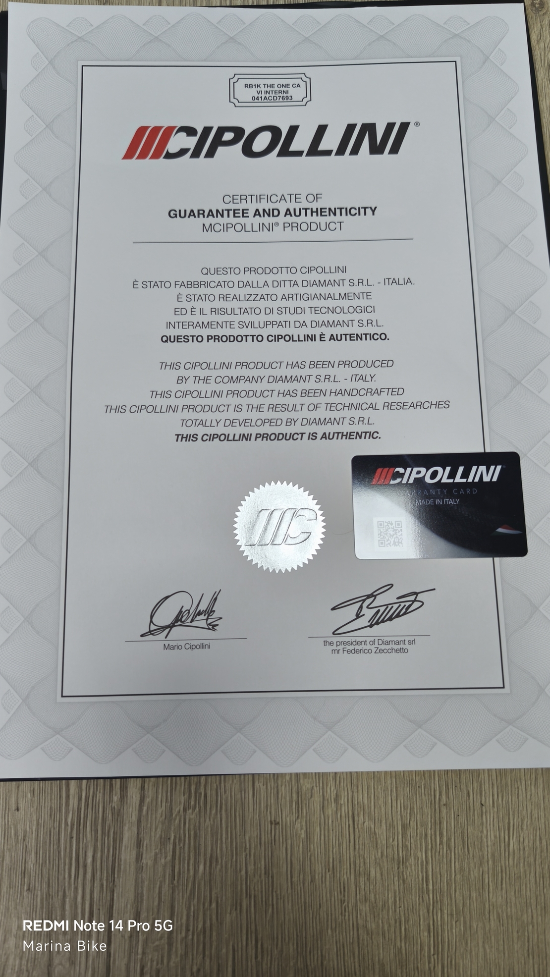 Карбонова рамка Cipollini RB1K The One Rim | M