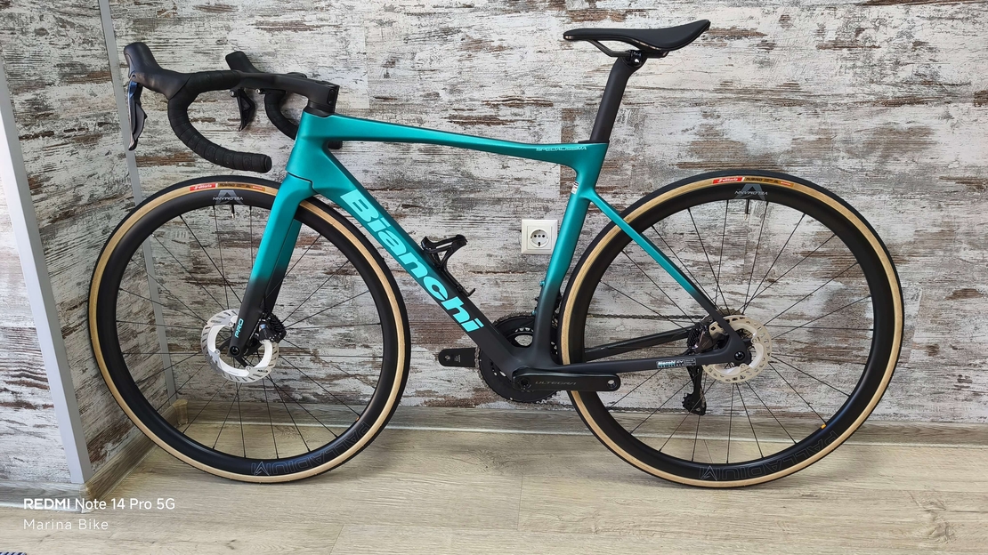 Bianchi Specialissima Pro Disc Ultegra Di2 12S Palladium Carbon | 53