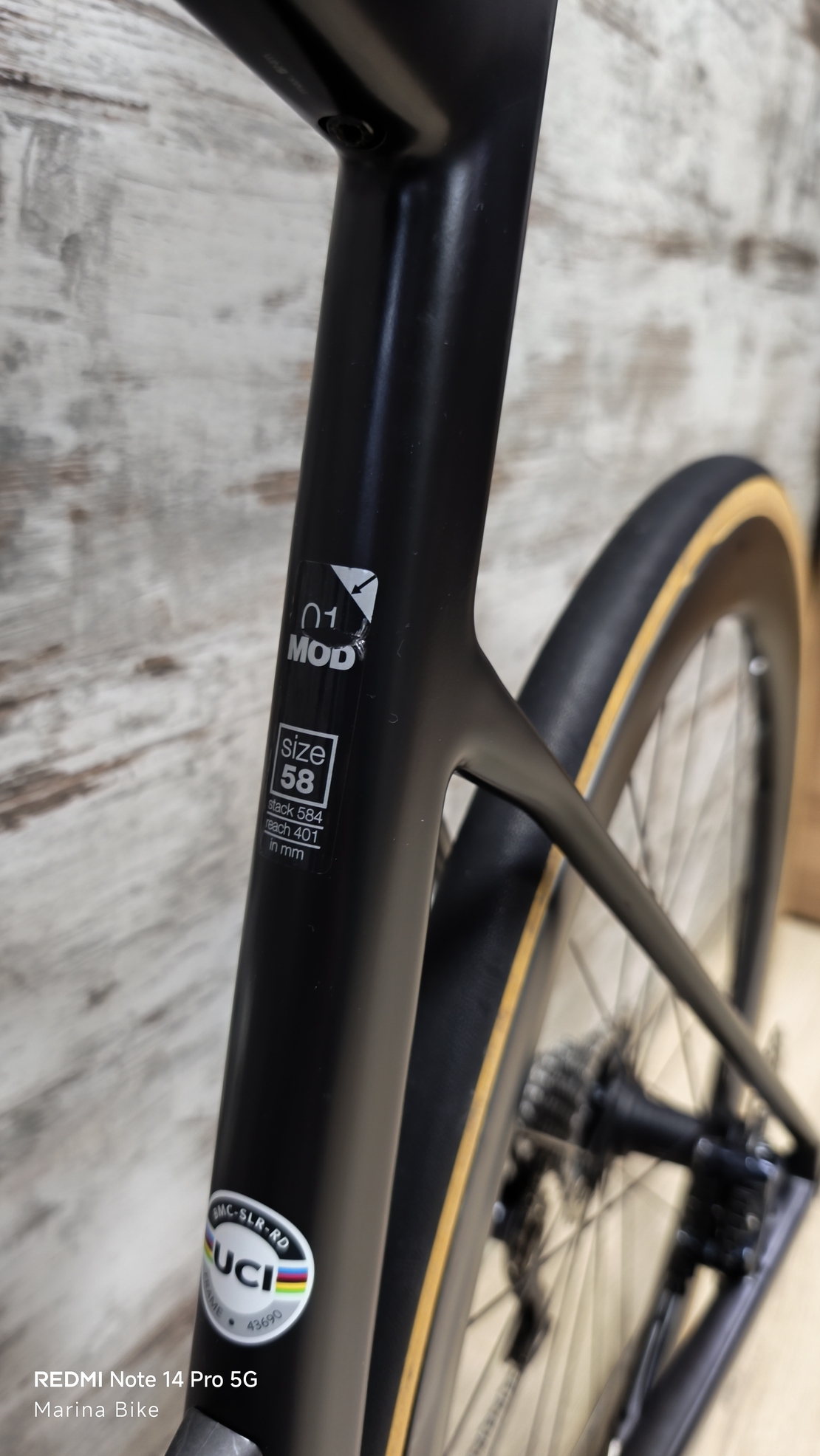 BMC Teammachine SLR01 MOD Disc Ultegra Di2 Miche | 58