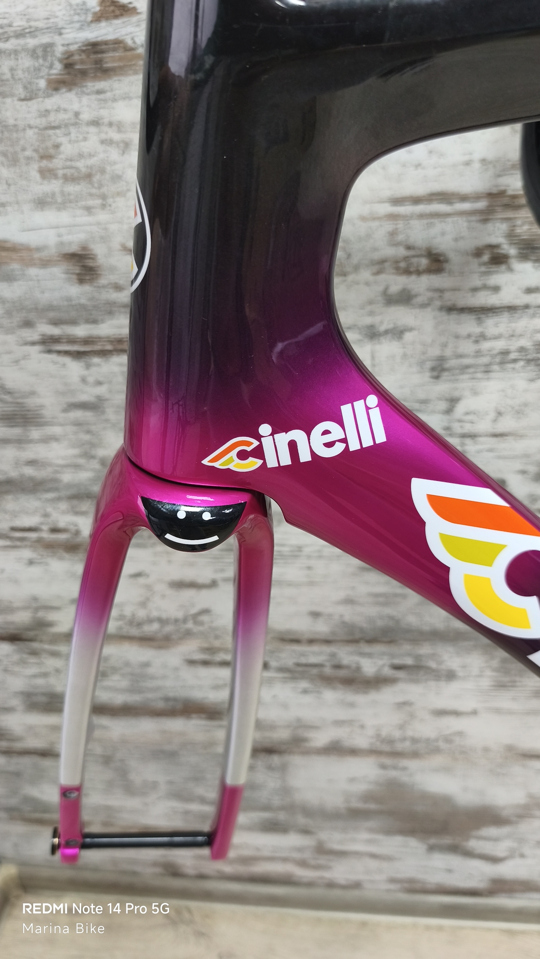 Карбонова рамка Cinelli Pressure II Team Colpack Disc | L