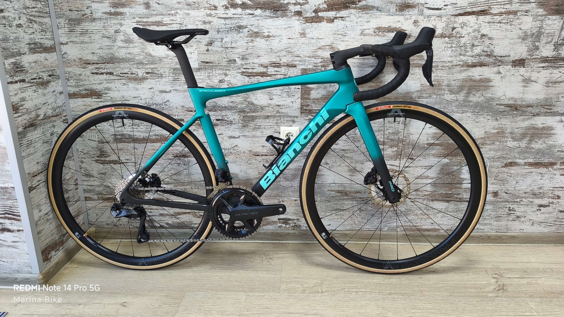 Bianchi Specialissima Pro Disc Ultegra Di2 12S Palladium Carbon | 53
