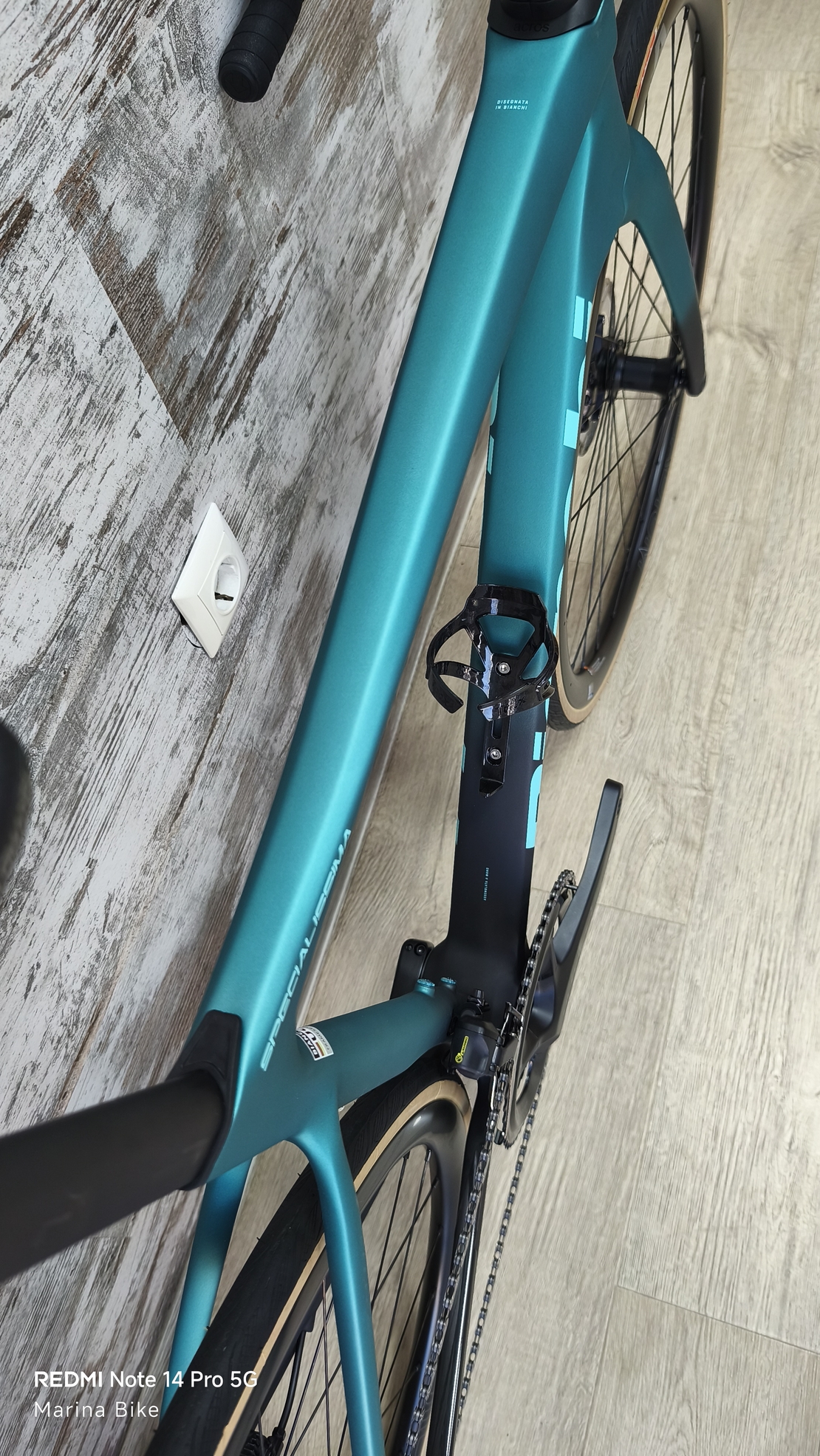 Bianchi Specialissima Pro Disc Ultegra Di2 12S Palladium Carbon | 53