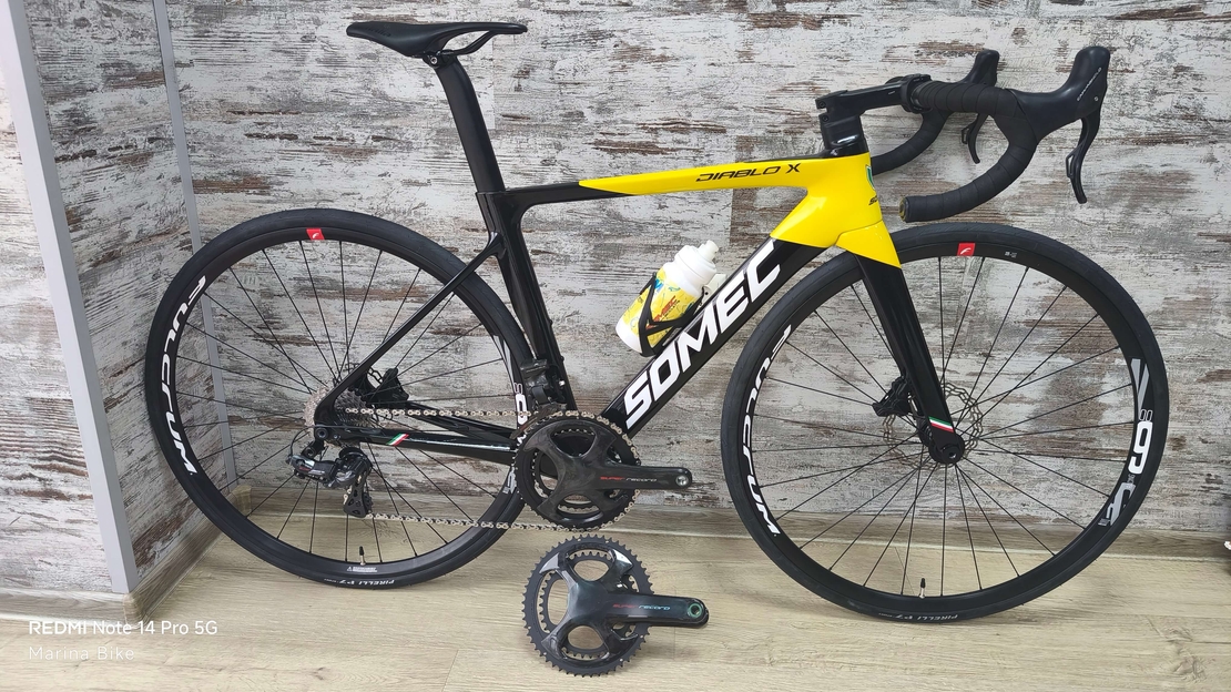 Somec Diablo X Disc Campagnolo Super Record EPS 2x12 Fulcrum | S