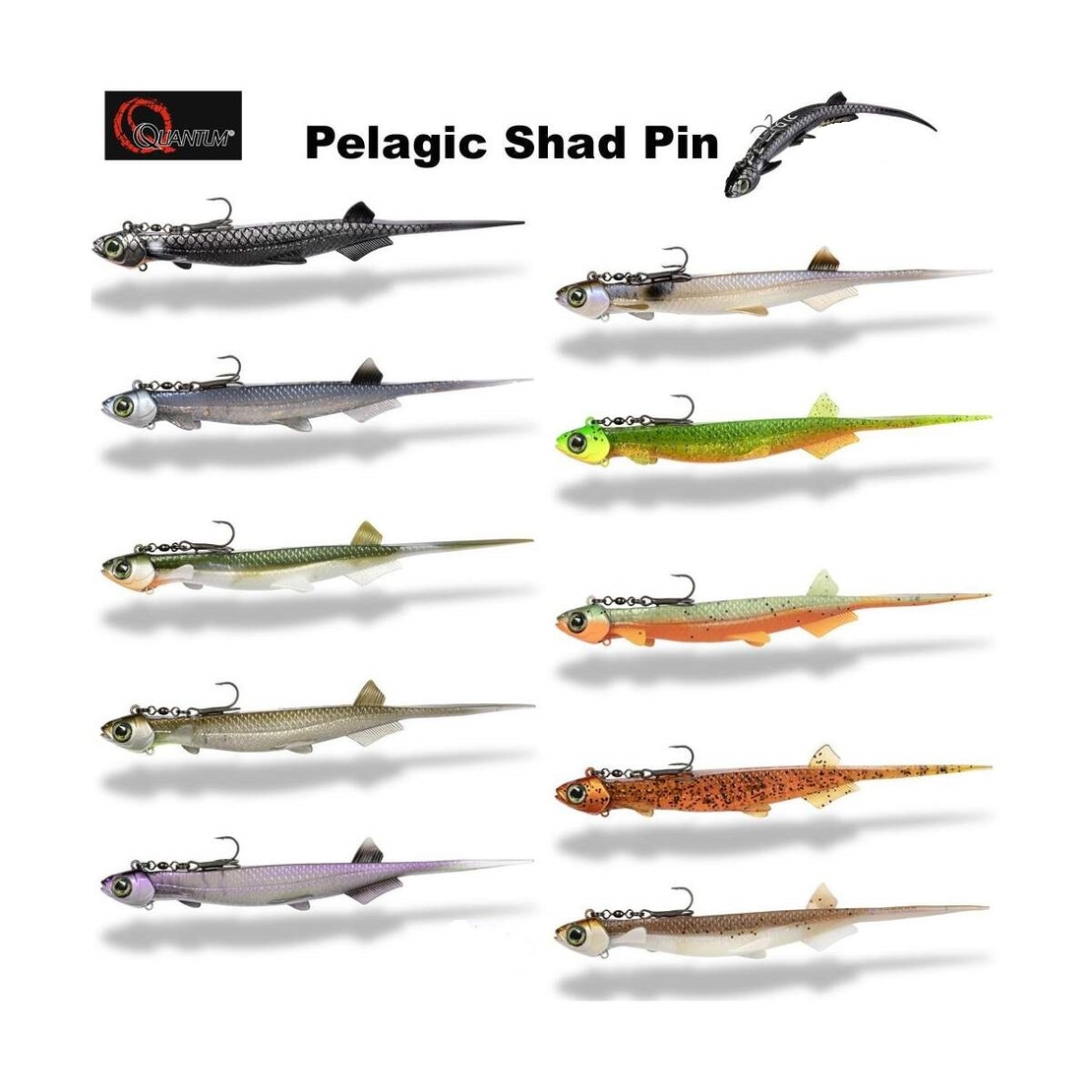 Quantum Pelagic Shad Set Pin 21 cm 60 gr