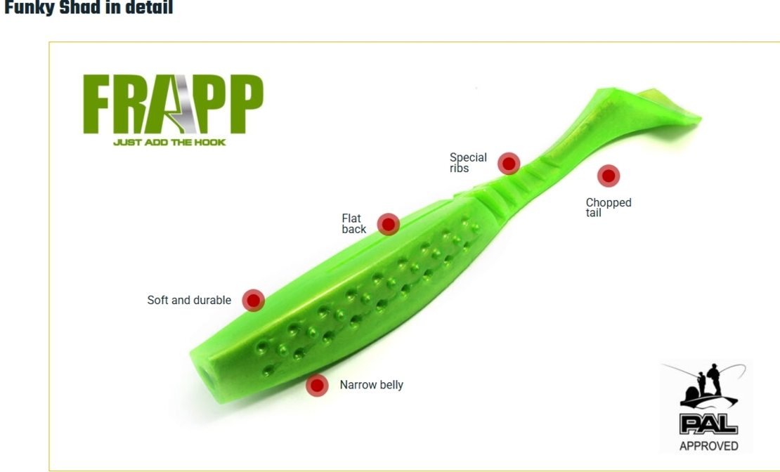 FRAPP Funky Shad 3.5
