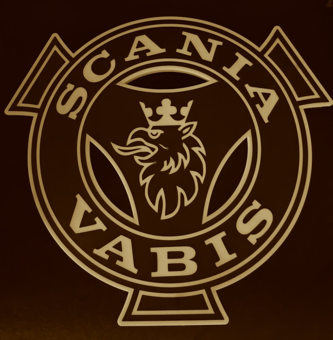 Светеща табела за камион Скания - Skania Vabis