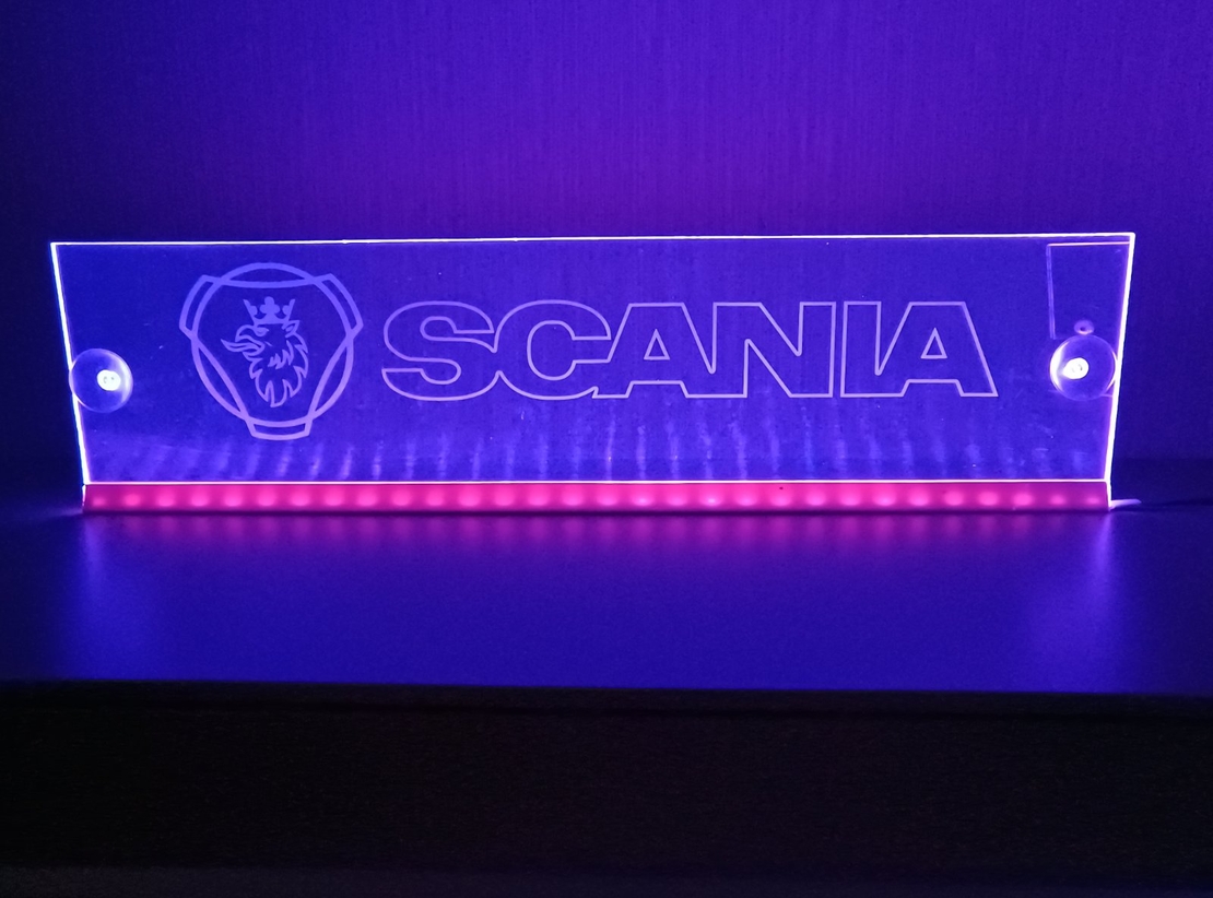 Светеща LED табела за камион