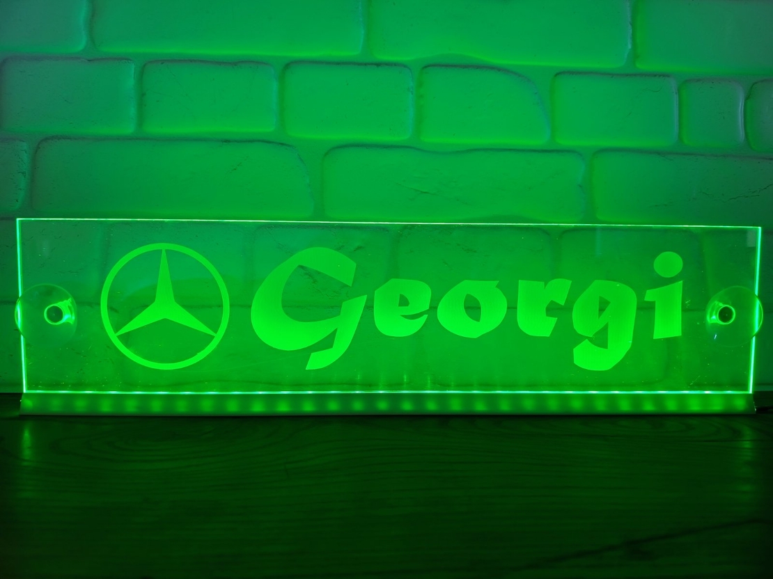 Светеща LED табела за камион