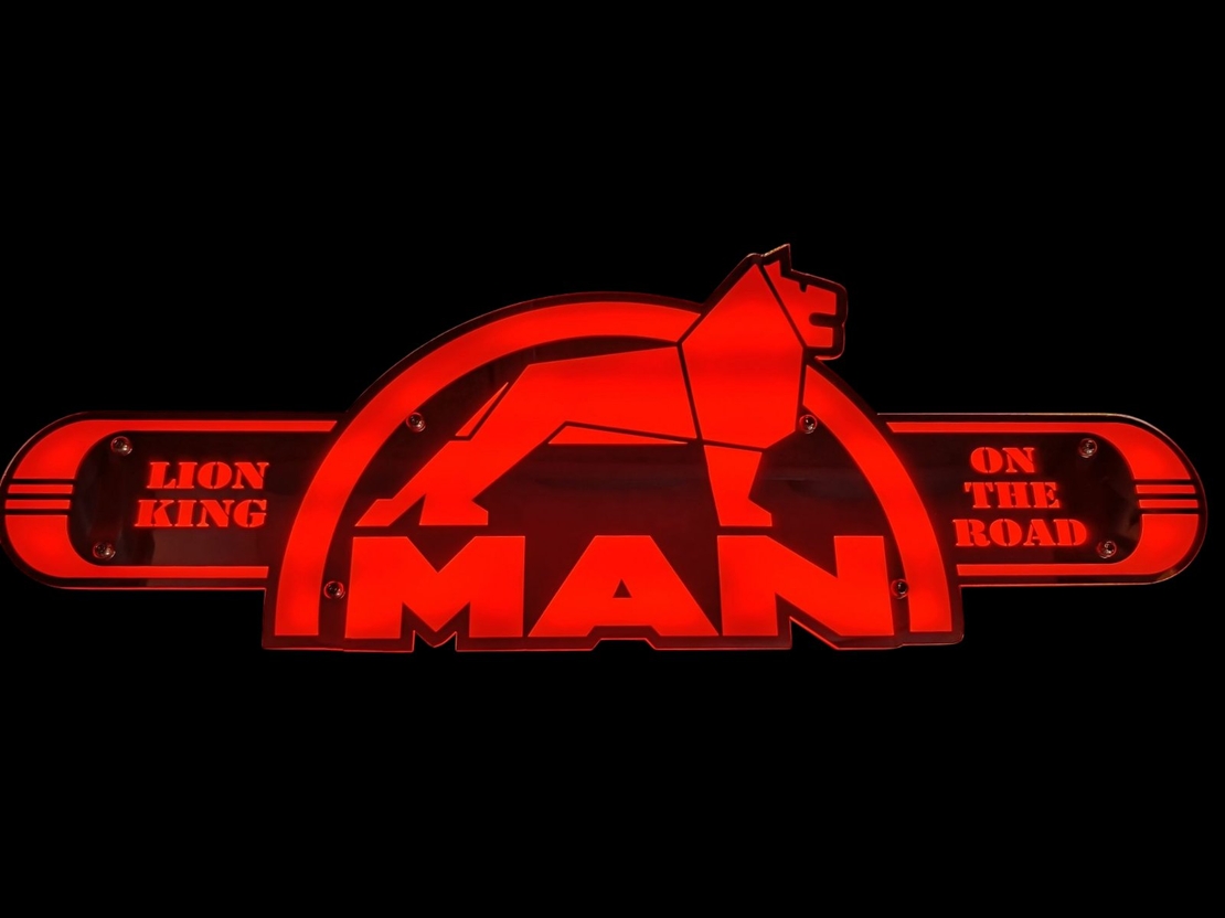 Светеща огледална табела за камион - МАН - MAN