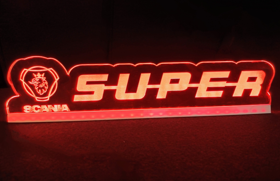 Светеща LED табела за камион