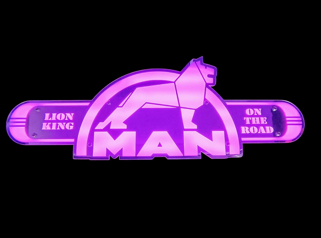 Светеща огледална табела за камион - МАН - MAN
