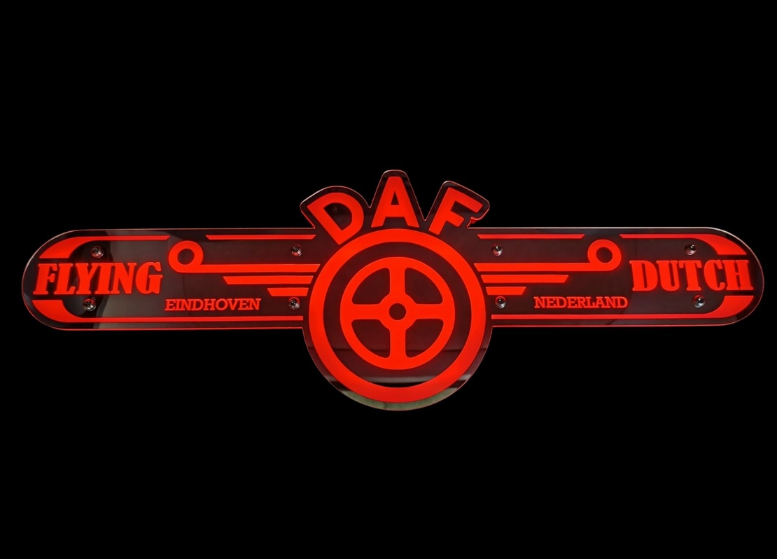 Светеща огледална табела за камион  - ДАФ - DAF