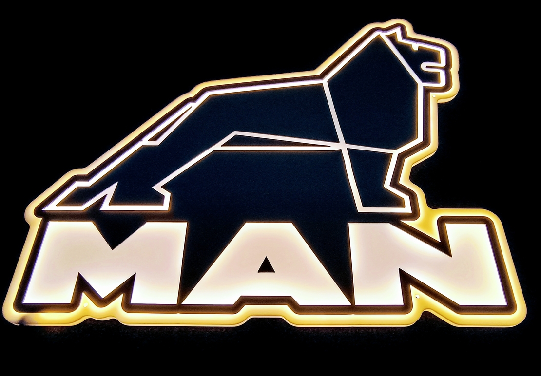 LED светеща табела за камион МАН -MAN