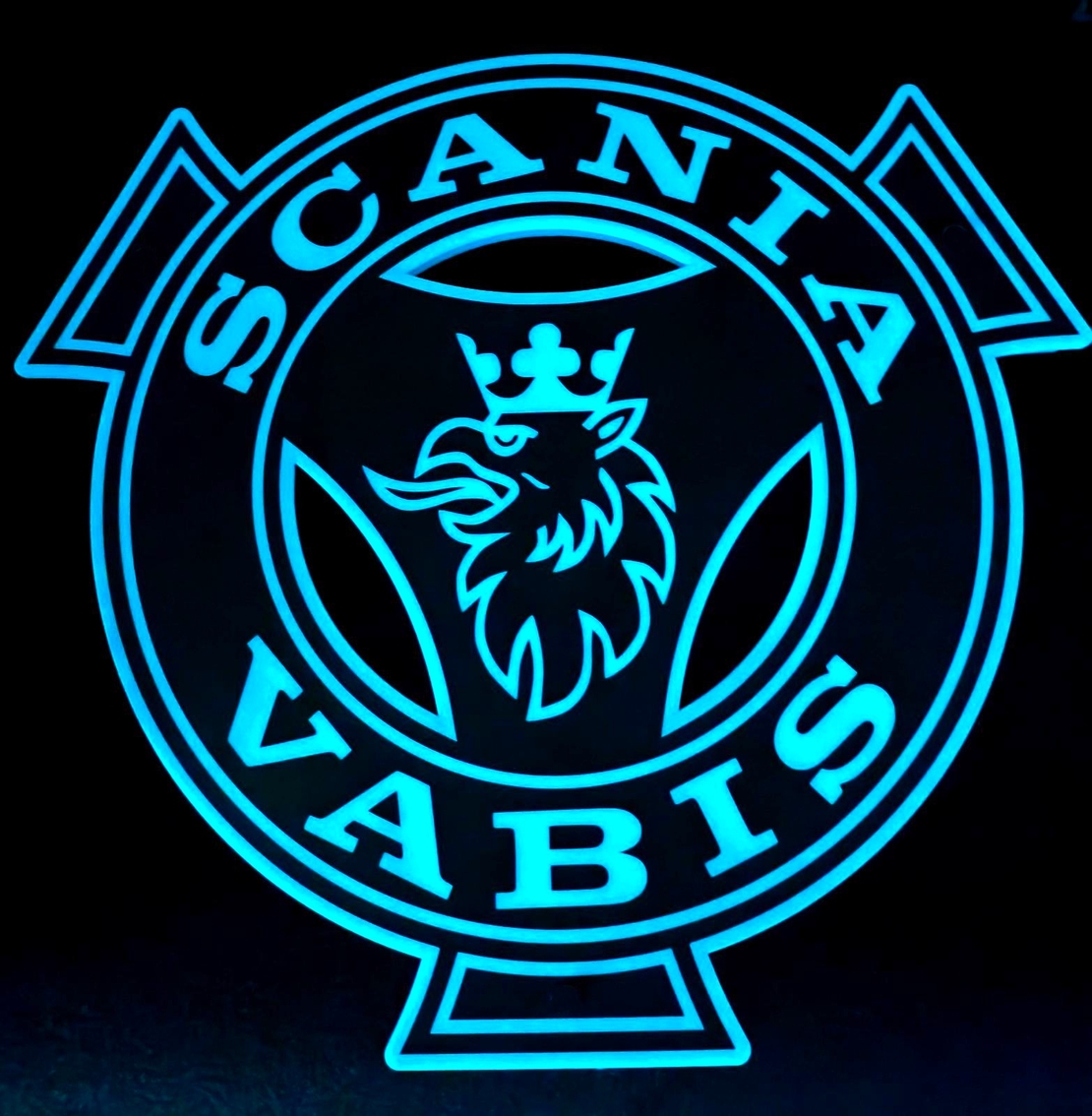 Светеща табела за камион Скания - Skania Vabis