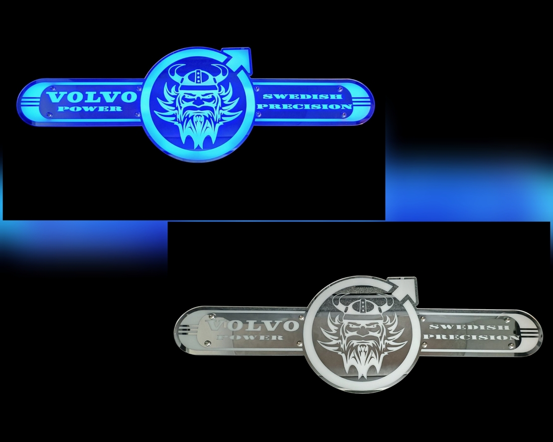Светеща огледална табела за камион - ВОЛВО - VOLVO