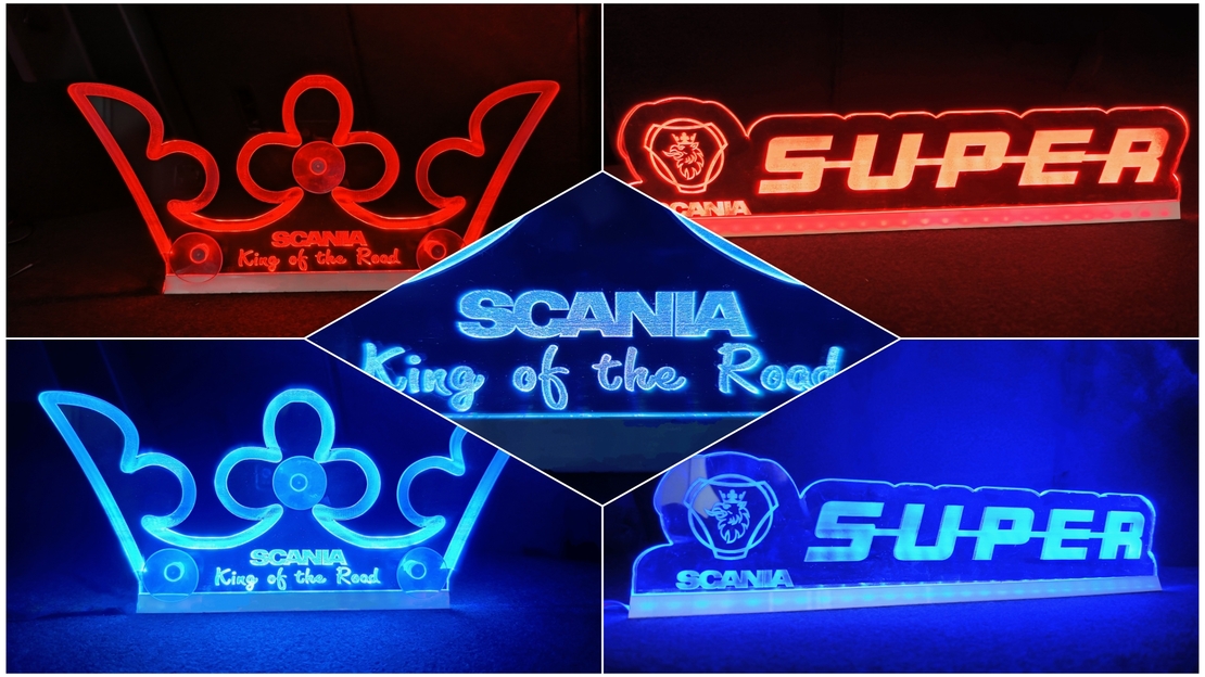 Светеща LED табела за камион
