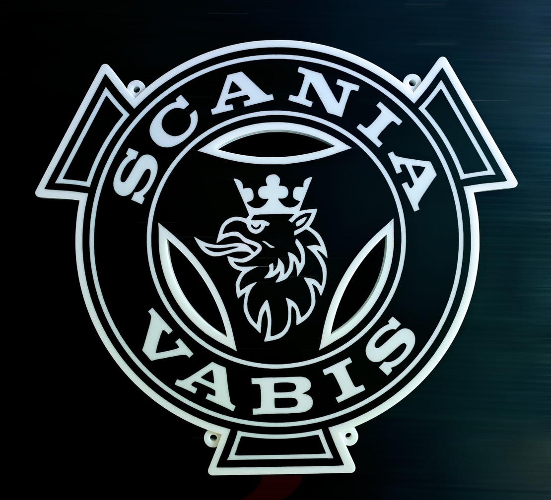 Светеща табела за камион Скания - Skania Vabis