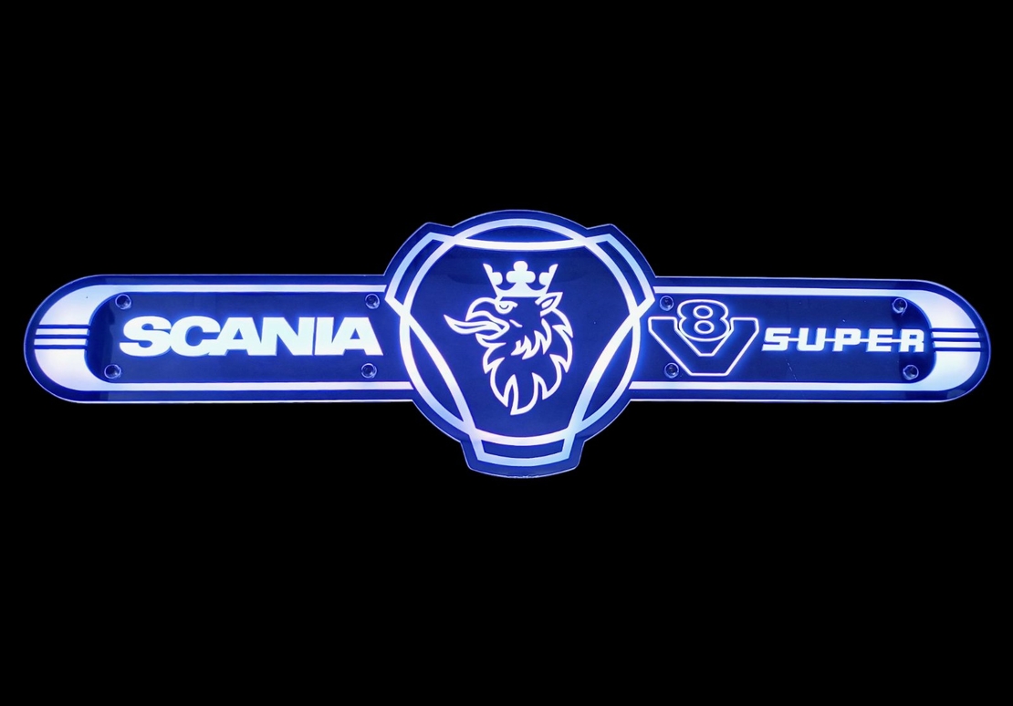 Светеща огледална табела за камион - СКАНИЯ - SKANIA V8 SUPER