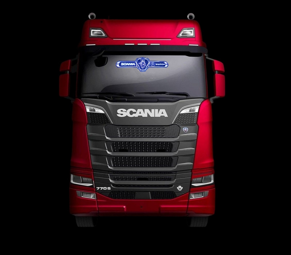 Светеща огледална табела за камион - СКАНИЯ - SKANIA V8 SUPER