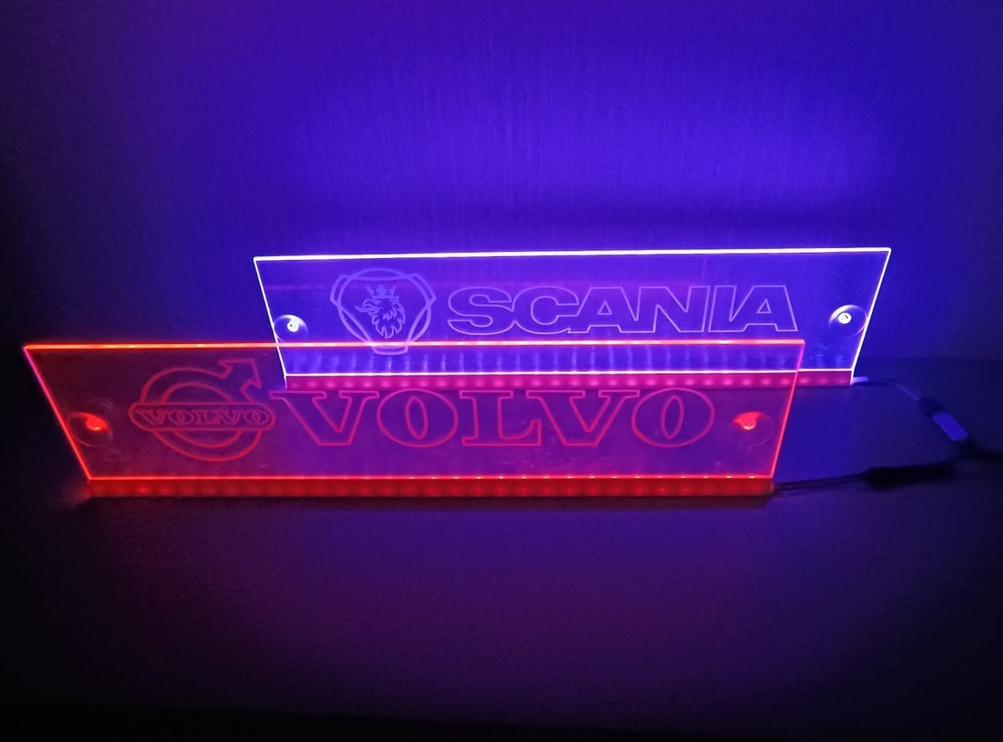 Светеща LED табела за камион