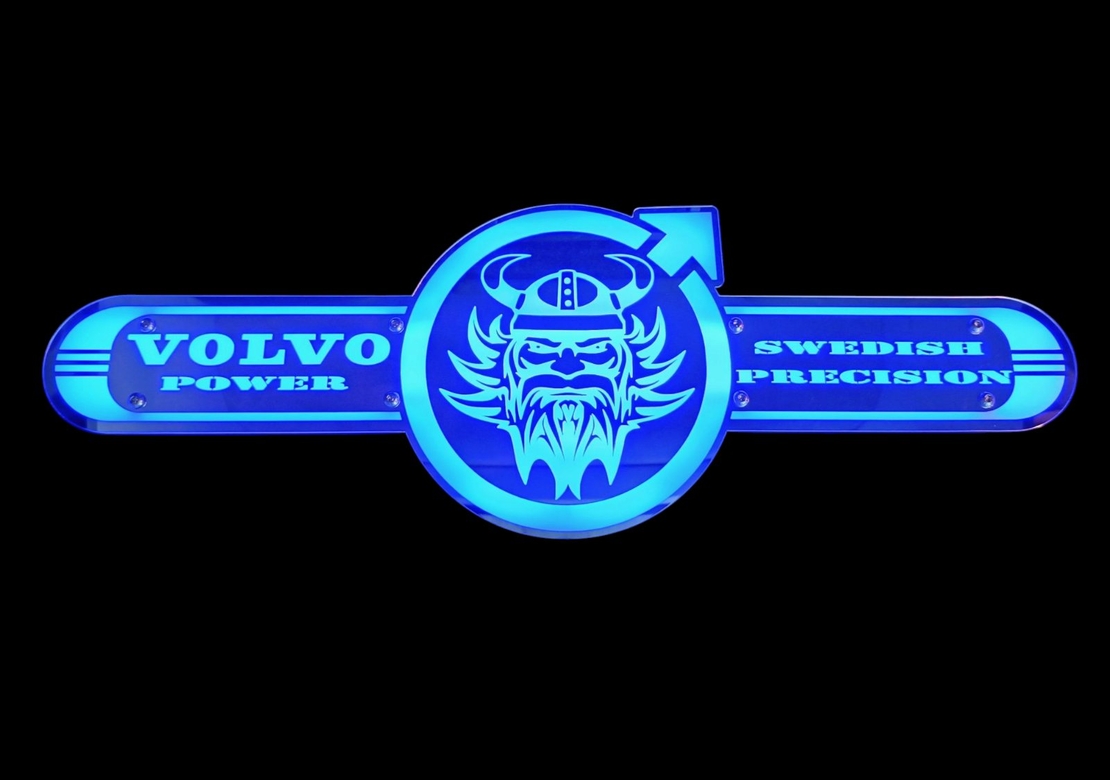 Светеща огледална табела за камион - ВОЛВО - VOLVO