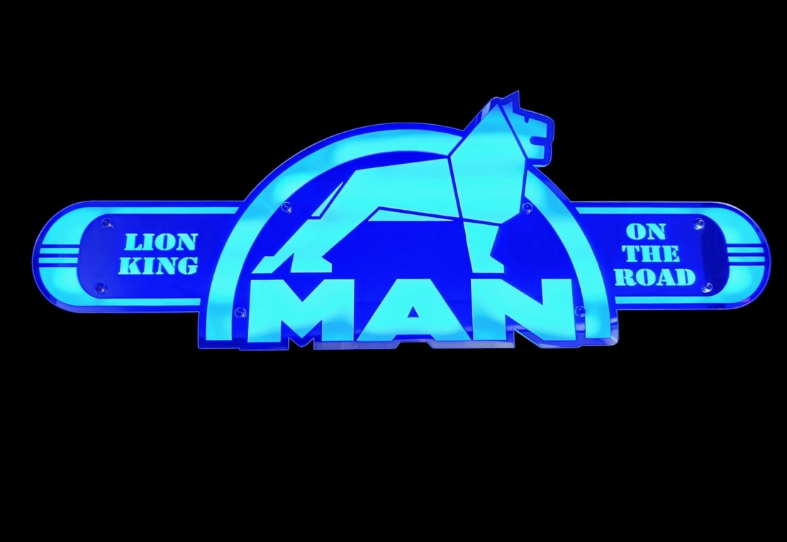 Светеща огледална табела за камион - МАН - MAN