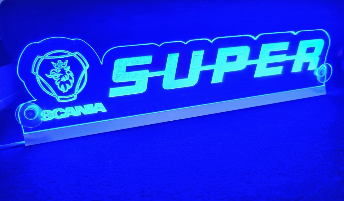 Светеща LED табела за камион