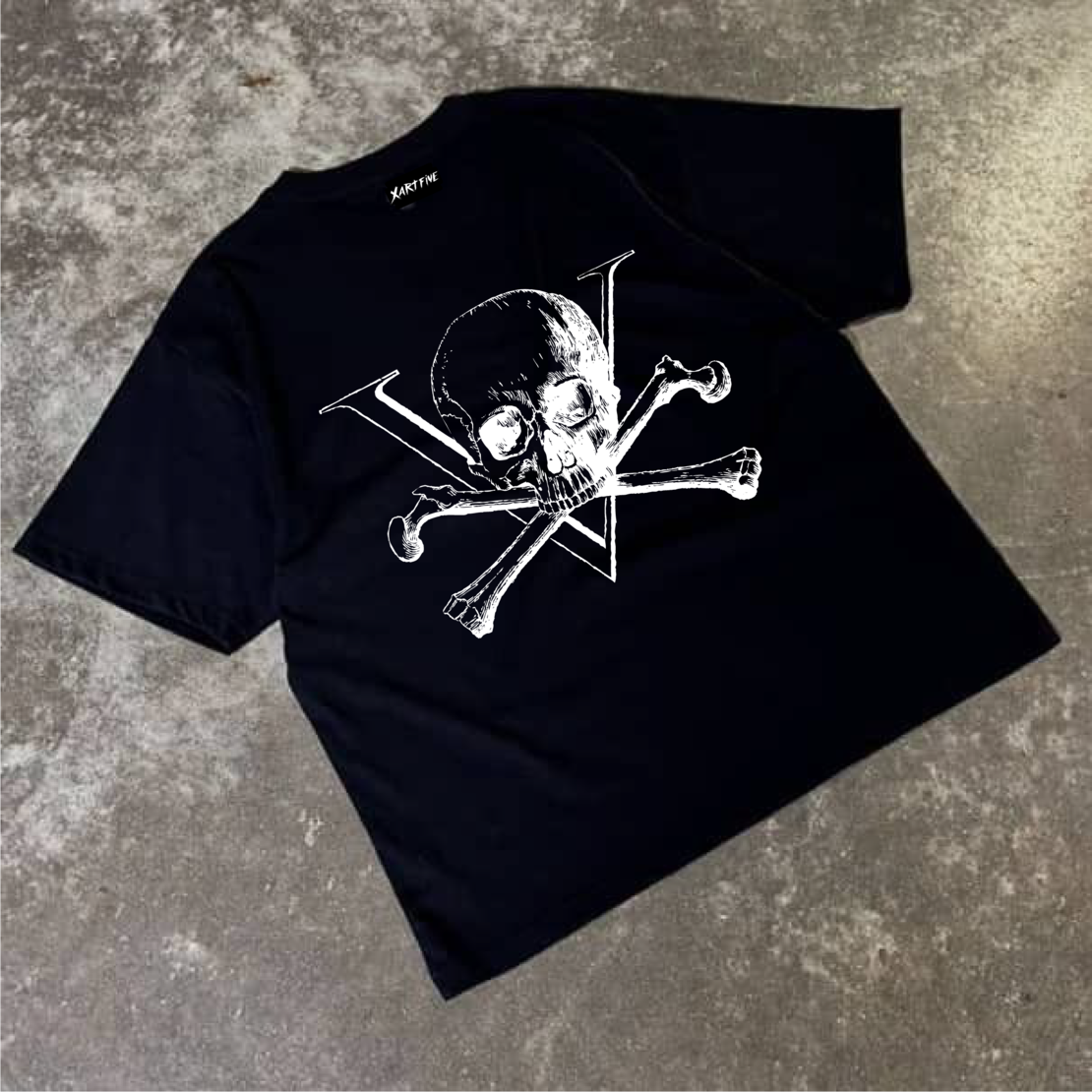 Black  „XATFIVE Skull & Bones“
