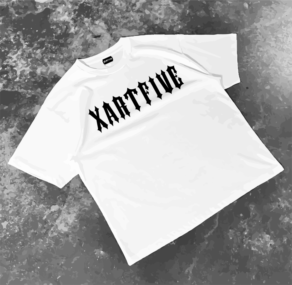 XARTFIVE Gothic Logo white  ( Unisex)