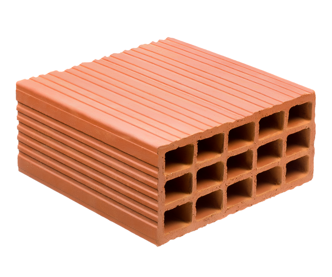 Керамична тухла четворка Kebe – 25 × 25 × 12 см
