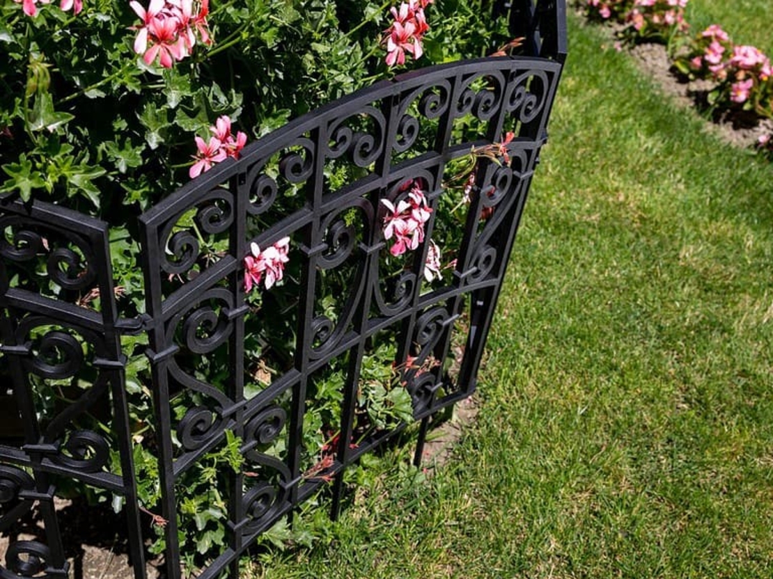 Декоративна черна оградка Antico 2.2 метра