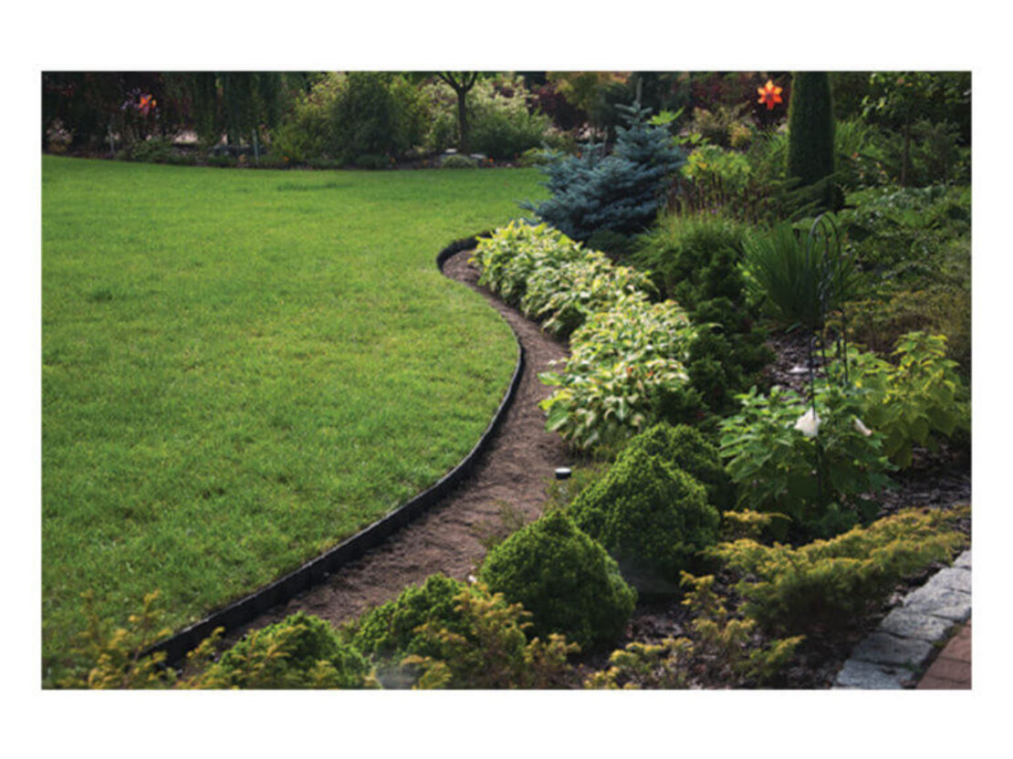 Ограничителна лента – бордюр за градини EASY BORDER, графит, 5cm х 10m