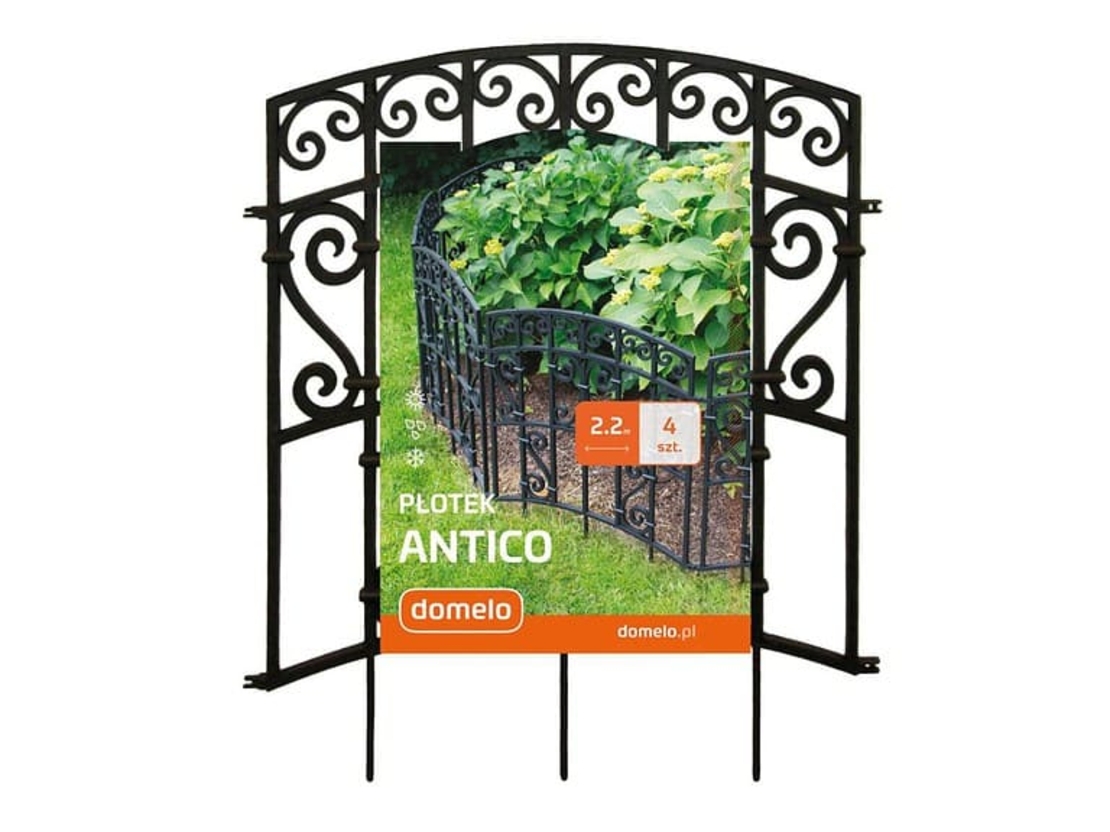 Декоративна черна оградка Antico 2.2 метра