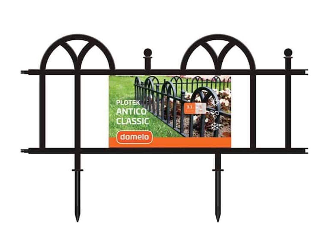 Декоративна черна оградка Antico Classic 3.1 метра