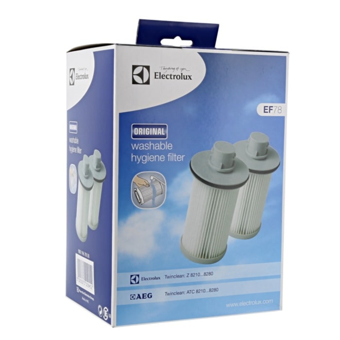 Комплект 2 броя хепа филтри за прахосмукачка ELECTROLUX, ZANUSSI, AEG - 9001967018