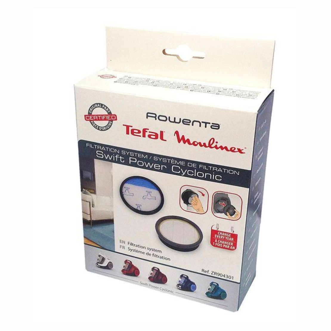 Хепа филтри комплект за прахосмукачка ROWENTA, TEFAL, MOULINEX - ZR904301