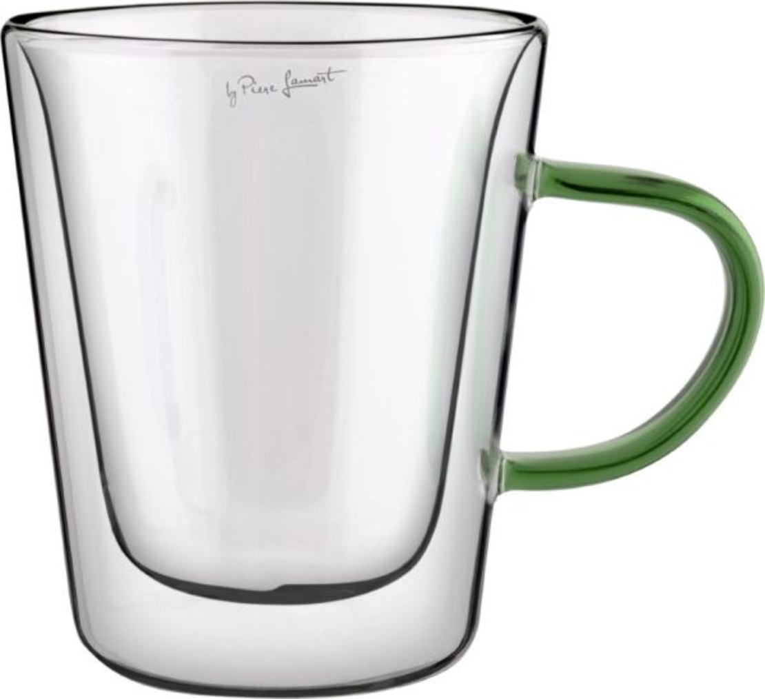 Комплект чаши за чай LAMART LT9118 VASO, 300 мл., 2 броя, зелени