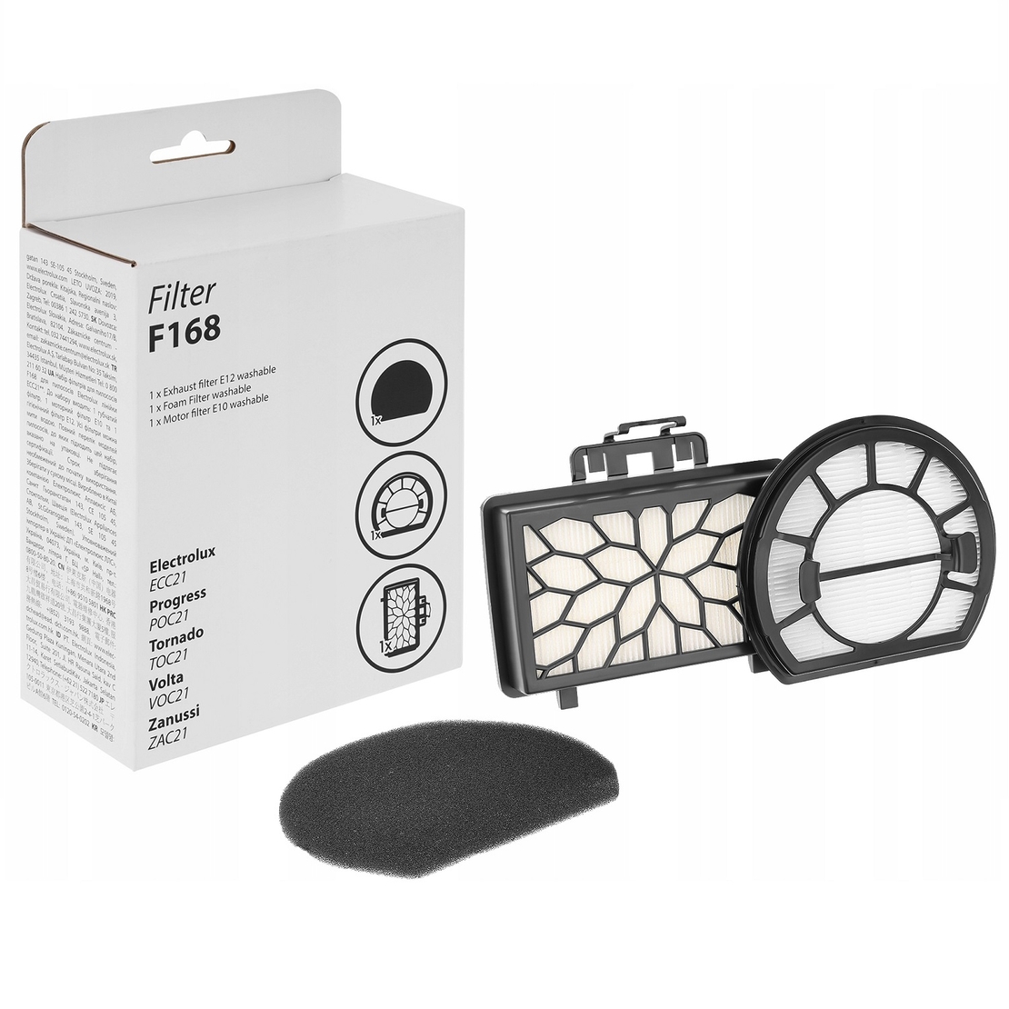 Хепа филтри комплект от 3 броя за прахосмукачка AEG, ELECTROLUX, ZANUSSI, 9009232126