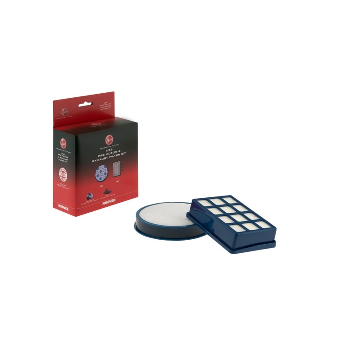 Комплект от 2 броя хепа филтри за прахосмукачка HOOVER – U52 / 35601650