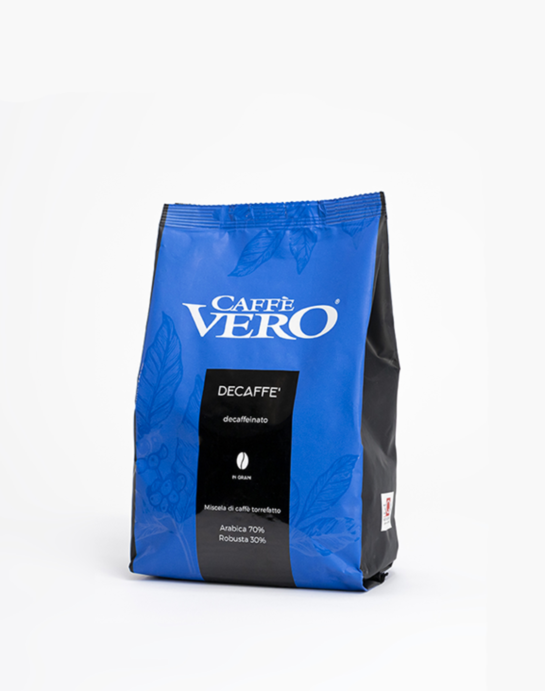 Кафе на зърна VERO DECAFFEINATO 0,500кг.
