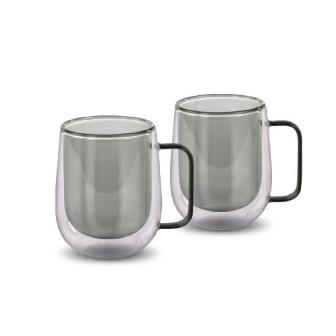Чаши за чай 2 броя Lamart Vaso черни - LT9123