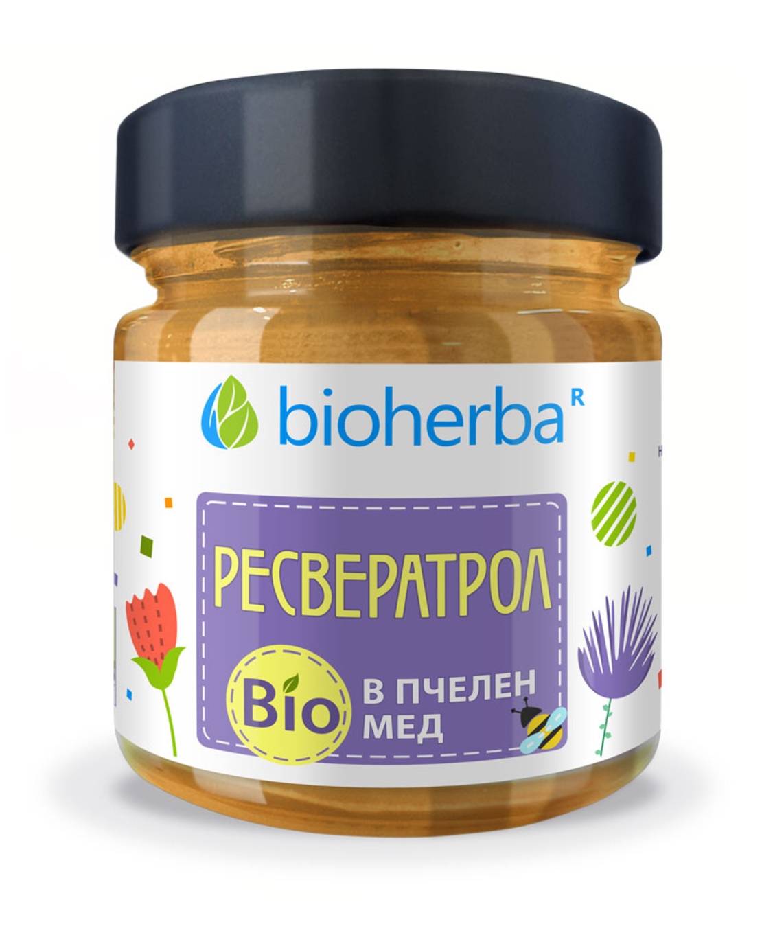Ресвератрол в био пчелен мед, 280гр.- Биохерба