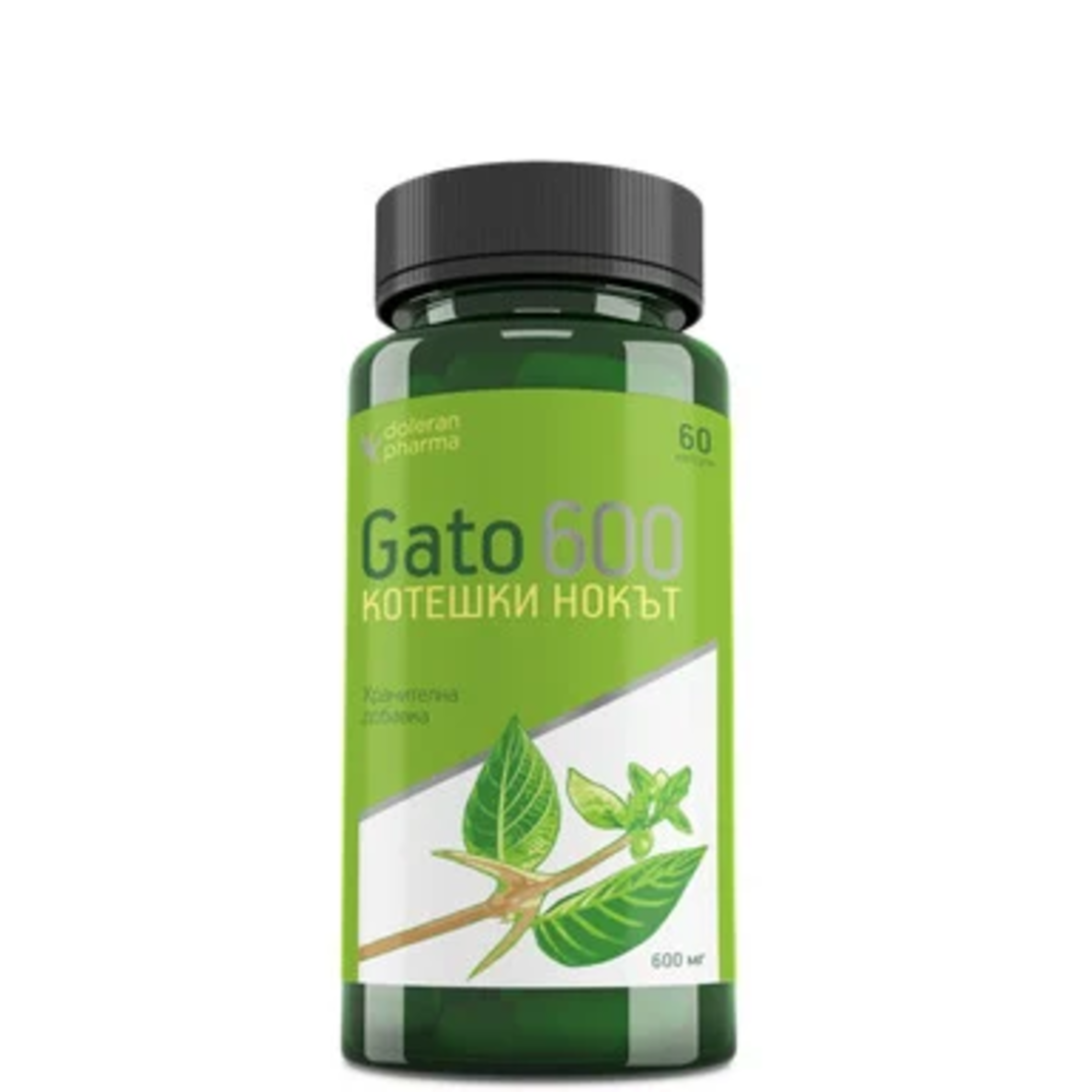 Gato 600 Котешки нокът 600 мг х 60 капсули- Doleran Pharma