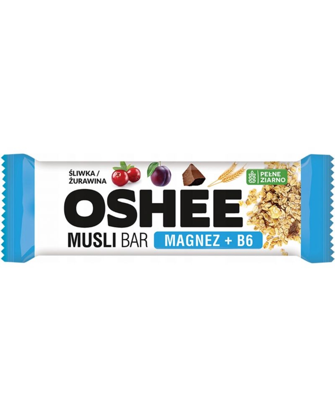 Мюсли бар с Плодове, Витамини и Магнезий, 40 г, Oshee